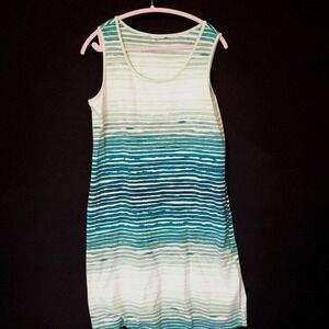 Green A-line Shift Dress with Pockets size M/L